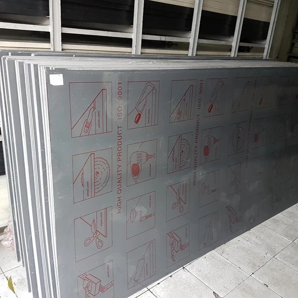 ✅New Ori Plat Pvc Lembaran 20Mm Pvc Gray Pvc Abu Abu 20Mm Berkualitas