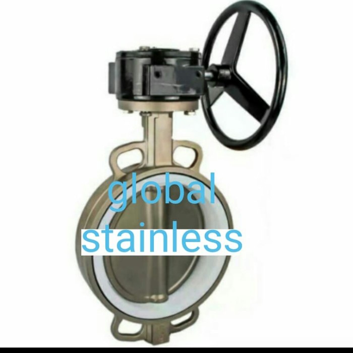 ✅New Butterfly Valve Gear Tozen Stainless 2 1/2 Dn65 Tozen Gear Operated Berkualitas