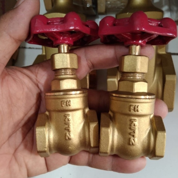 ✅New Gate Valve Kitz 4 Inch Kuningan Original Berkualitas