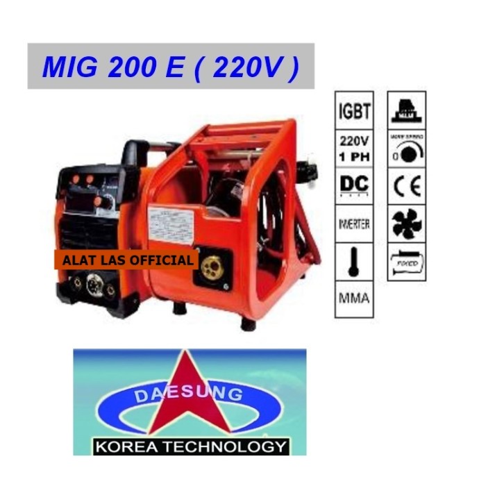 [Original] Mesin Las Daesung Mig-200E Limited