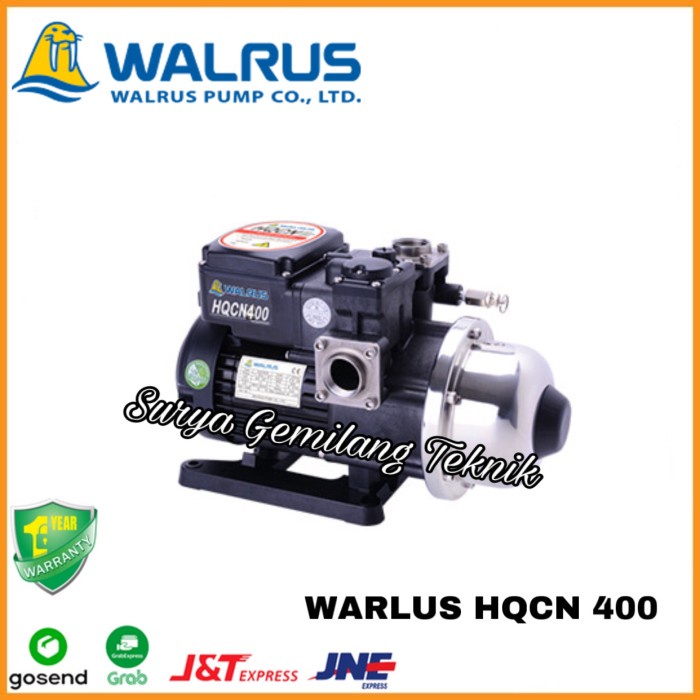 [New] Walrus Pompa Air Panas Hqcn 400 Mesin Pompa Air Pendorong Air Panas Terbatas