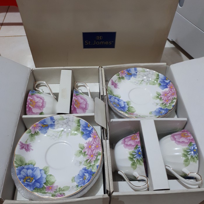 [New Ori] St. James Hankook Ceramic Tea Set Original Terbaru