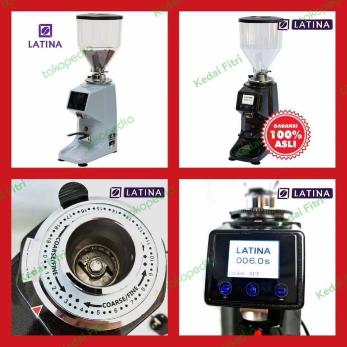 [Baru] Mesin Grinder Kopi Latina Dx60-E Grinder Kopi Otomatis Latina Dx60E Diskon
