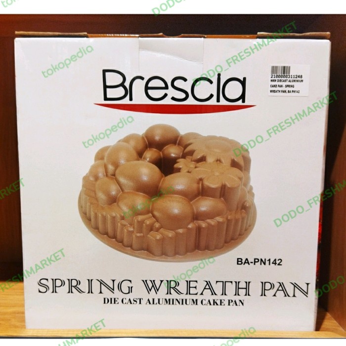 

[Baru] Brescia Die Cast Aluminium Cake Pan - Spring Wreath Pan Berkualitas