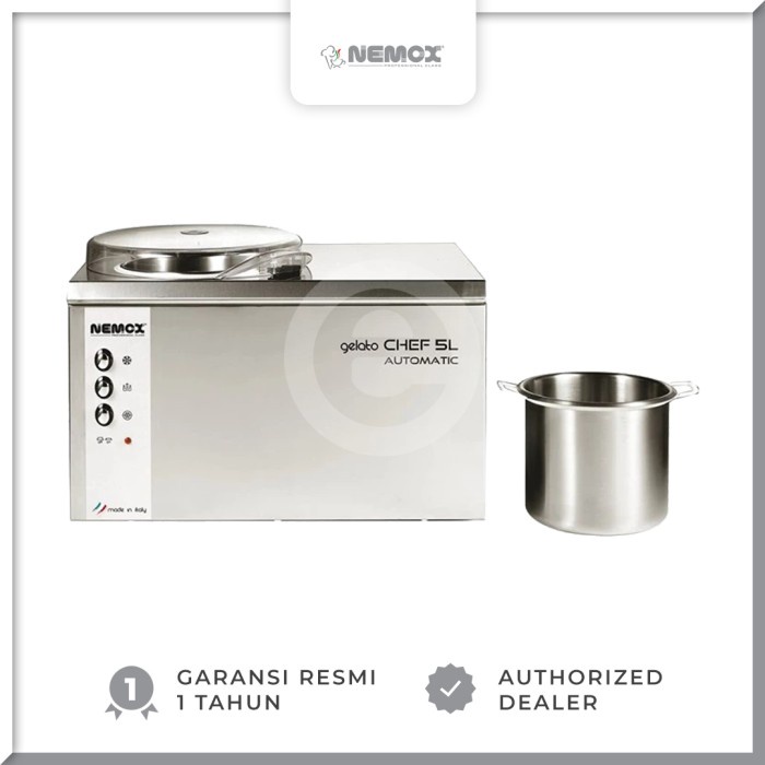 [Baru] Nemox 5 L - Mesin Gelato - Gelato Maker Made In Italy Terbaru