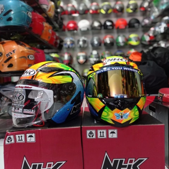 ✨Termurah Helm Couple Nhk Rx9  Nhk R6 Motif Karel Winter Termurah Terbatas