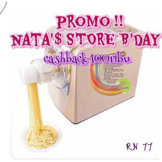 [Baru] Re Noodle Rn-77 / Mesin Mie Otomatis / Noodle  Pasta Maker Diskon
