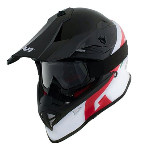 ✨Termurah Helm Givi Cross Skid M16.0 / White Black Red Berkualitas