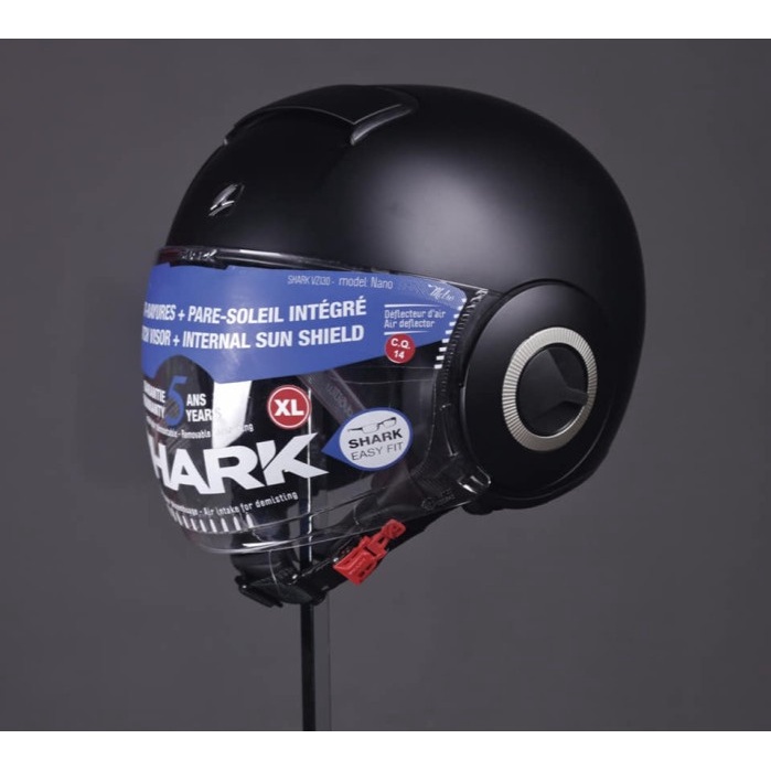 ✨Termurah Shark Nano Black Matt Helm Half Face Berkualitas
