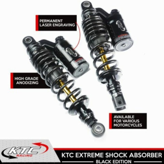 ✨Sale Shock Breaker Ktc Tipe Extrem Yamaha Rx King Uk 320Mm Hitam As Gold Diskon