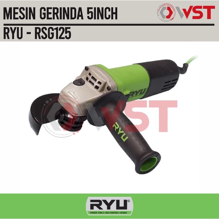 Mesin Gerinda 5" RYU RSG 125 / Gerinda Tangan 5Inch 5 inch