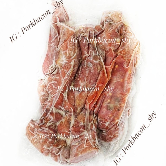 

Daging Sei Babi Asap Khas Kupang NTT /Sei Babi Frozen /Sei Babi Matang