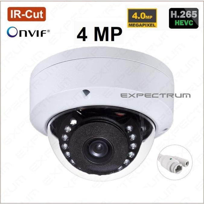 IP Camera / IPCAM Dome 3MP (2304 x 1296) Lens 3.6mm Waterproof. Onvif