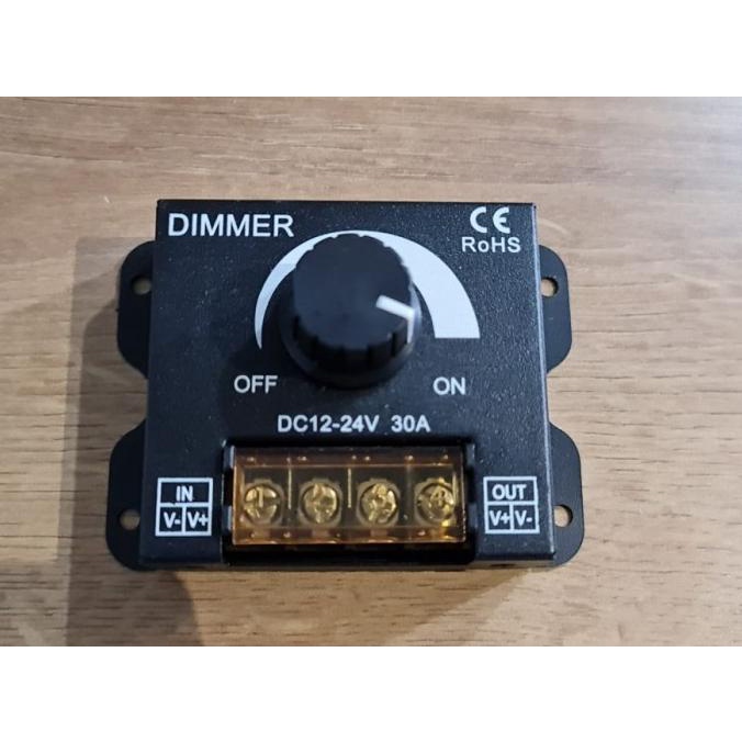 Dimmer 30A DC 12-24V Baru