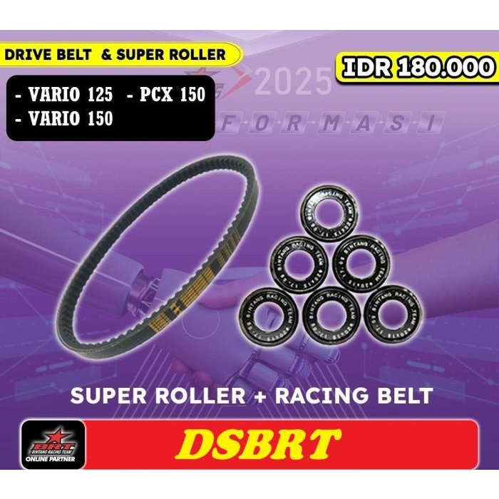 ROLLER & V BELT VANBELT BRT VARIO 125 VARIO 150 PCX 150