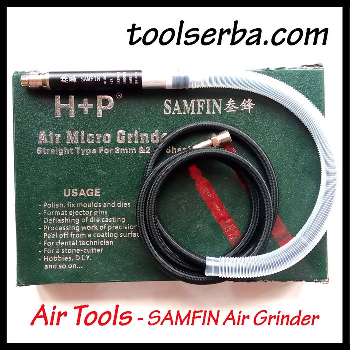 Micro Die Air Grinder Set SAMFIN Mesin Gerinda Angin Rotary Bor Tuner