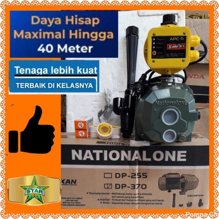 For Sale Pompa Air Sumur Dalam 40M Jet Pump Tanpa Tabung Mdl San Ei Se-370 Jp Harga Khusus