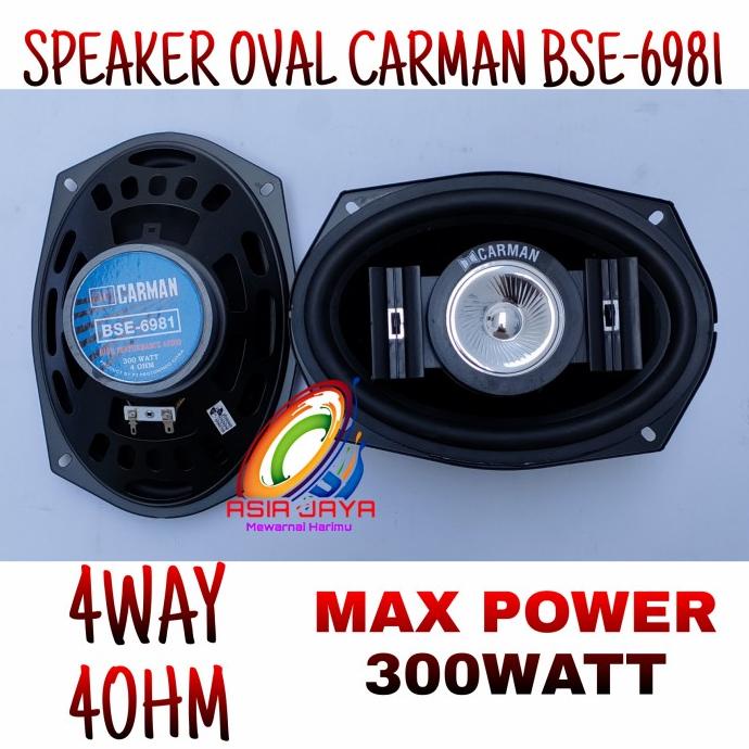 Speaker Mobil Oval Carman BSE-6981 Speaker Woofer Oval Carman BSE6981