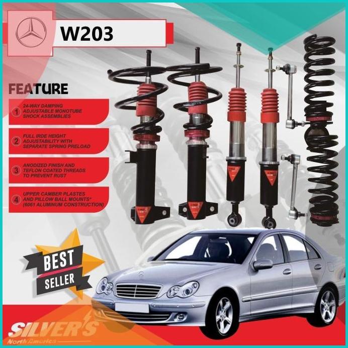 Aksesoris Suspensi SILVERS NeomaxR Coilover Benz W203 16novz3 parts