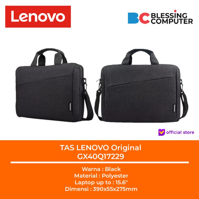 Termurah Tas Lenovo Original T210 Gx40Q17229 / Tas Notebook / Tas Laptop