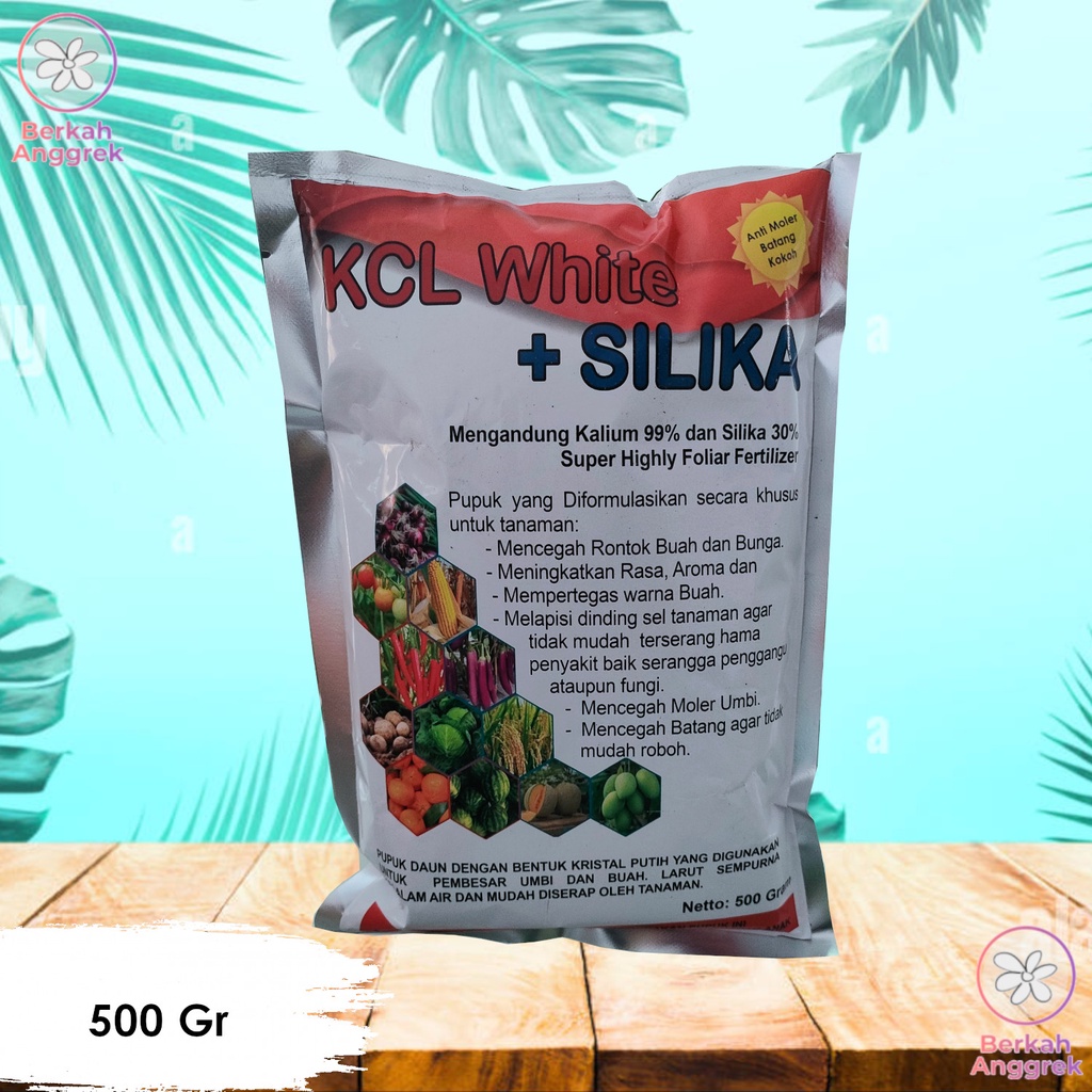 Kcl White Plus Silika 500 Gram Anti Rebah dan Moler Batang