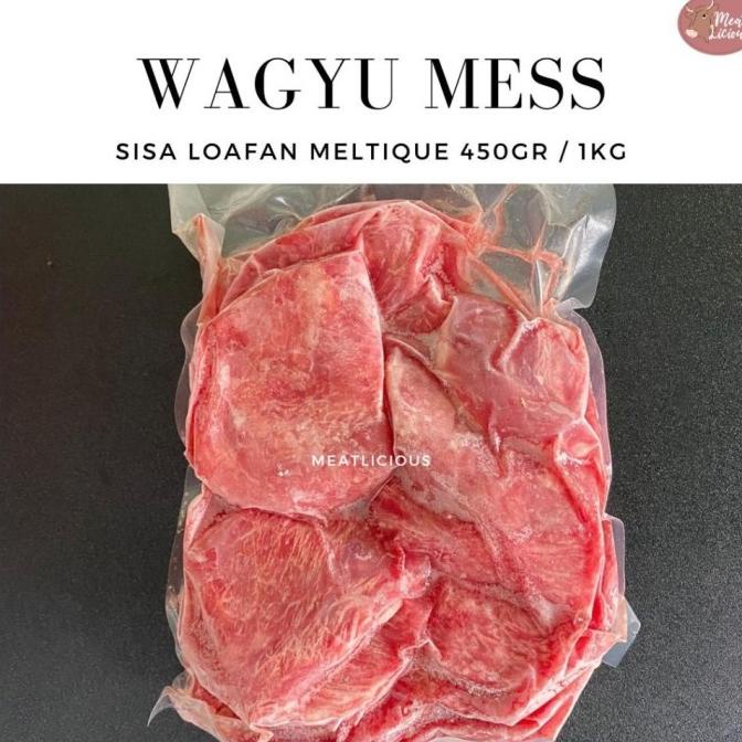 

Wagyu Mess Meltique 1Kg Daging Sapi (Sisa Loaf Daging Meltique) Lulla.Olstore