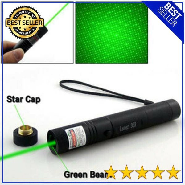 Rechargeable Green Laser Pointer J Terjauh Lampu Senter Laser Hijau Batrai Baterai Cas
