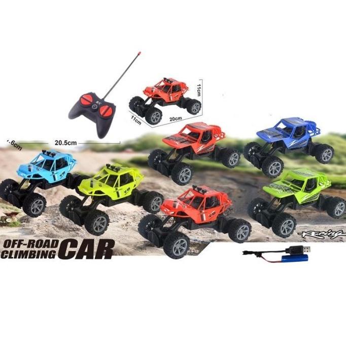 Diskon  Mainan Rc Monster Truck Remote Bigfoot Crawler Xlimbing Xcross - Langsung Kirim