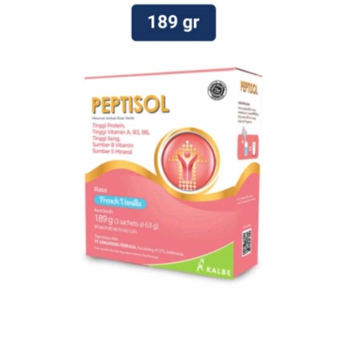 

Peptisol Susu Nutrisi Tinggi Protein French Vanilla 189gr TB