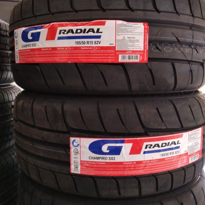 Ban GT radial 195/50R15 champiro SX2