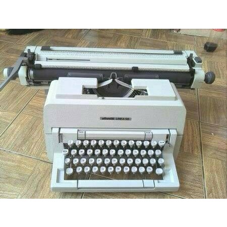 

OLIVETTI LINEA 98 MANUAL 18" inch KERTAS A3, FOLIO - MESIN KETIK/TIK
