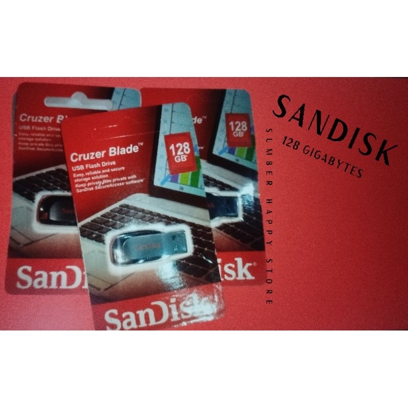 Flashdisk Sandisk 128Gb Cruzer Blade