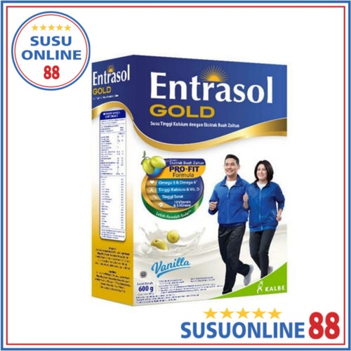 

ENTRASOL GOLD VANILA 600 GRAM VANILLA SUSU