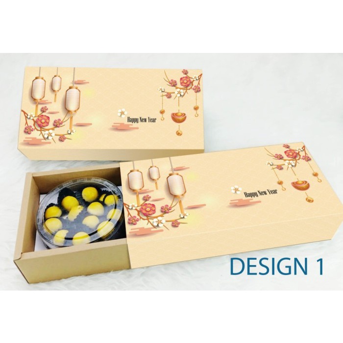 kotak kue kering dus box toples 350gr isi 4 packaging hampers imlek