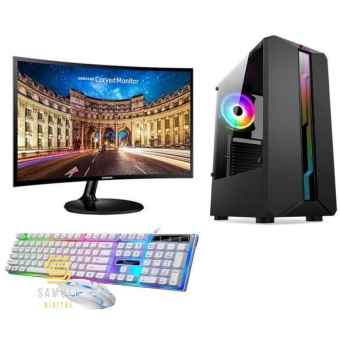 PC FULL SET| PC Gaming i5-10400F | GTX 1650 |LED 24 Inch Siap Pakai - SAMUEL DIGITAL 90