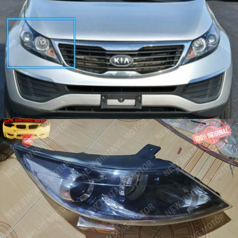 Headlamp kia sportage 2012 2016 original satuan