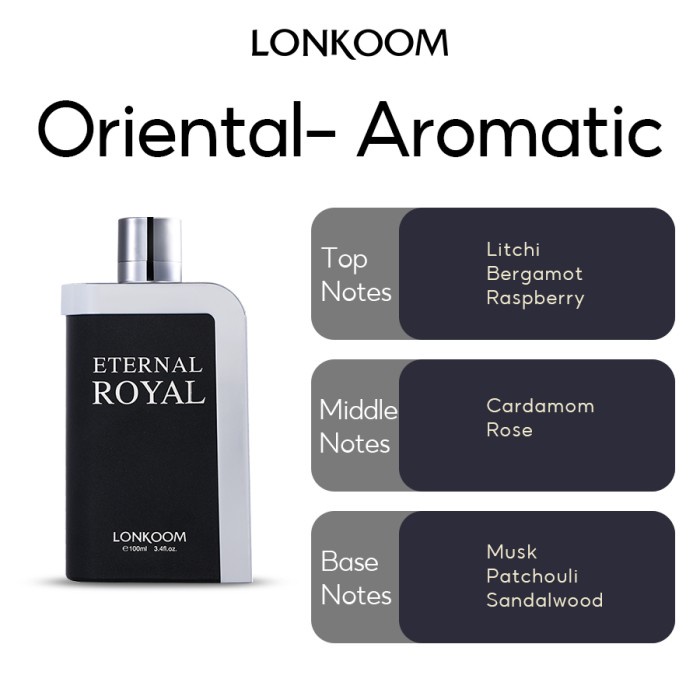 Lonkoom Edt Parfum Eternal Royal Perfume Pria 100Ml Eau De Toilette Ready
