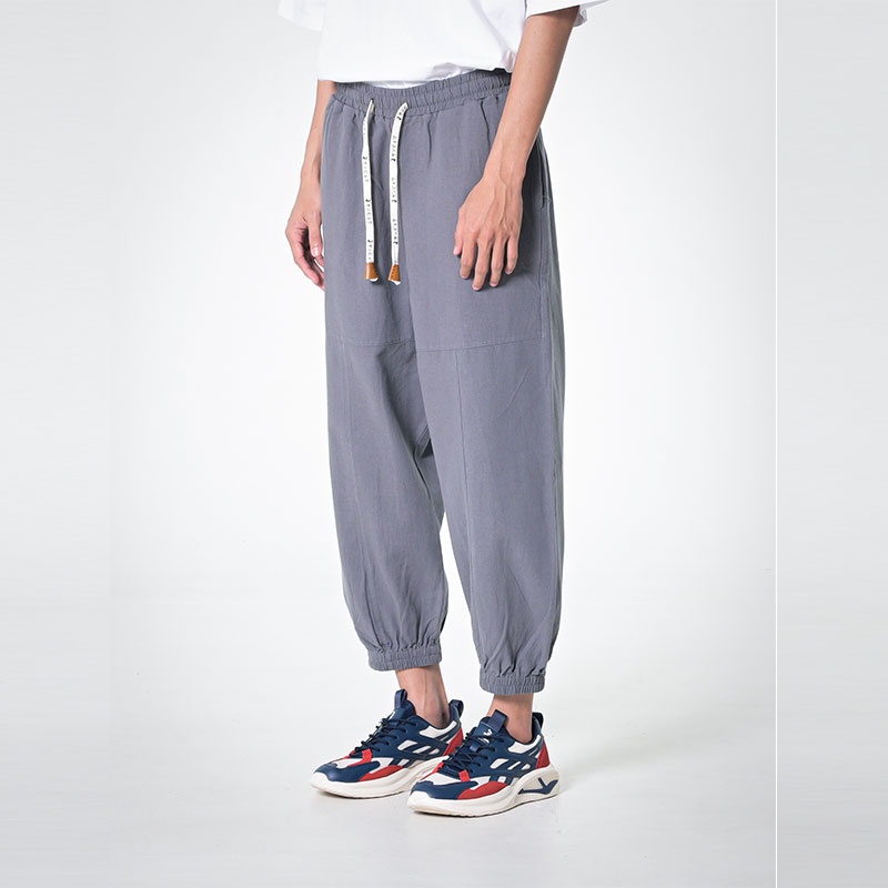 [EXCLUSIVE] BEST QUALITY 3Second Celana Panjang Harem Jogger Pria Summer Loose Trousers Pants