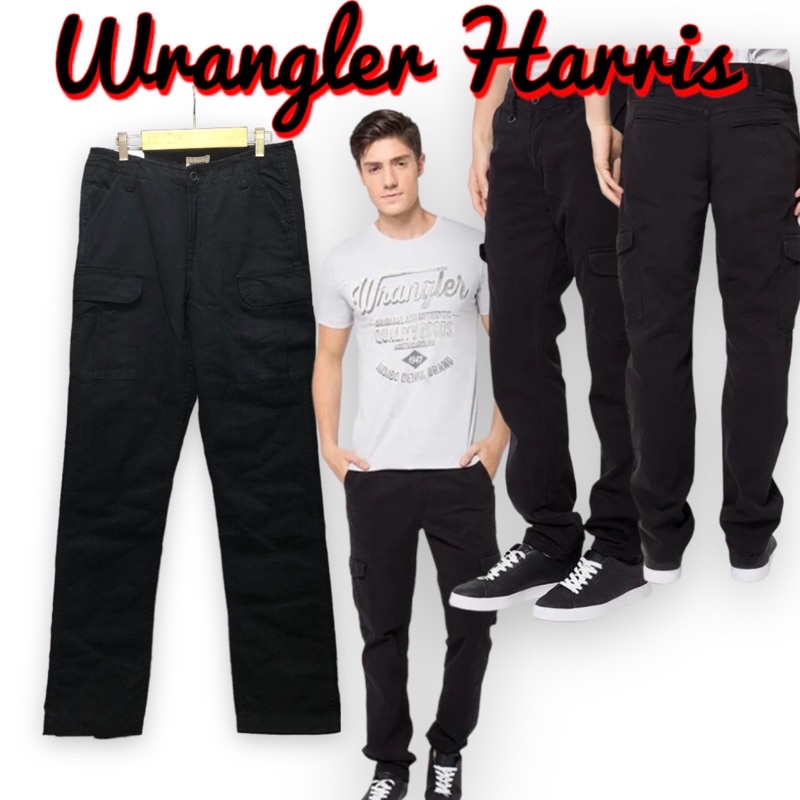 [EXCLUSIVE] MODEL TERKINI CELANA CARGO REGULAR WRANGLER HARRIS