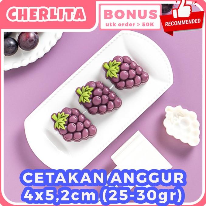 Cetakan Anggur Grape Crab Nastar Kue Kering Unik Lucu Import Mold