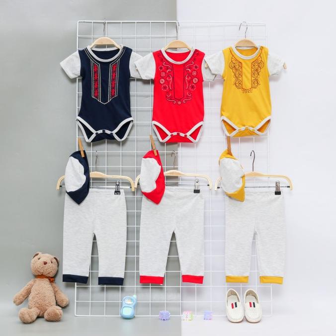 PROMO baju koko bayi laki laki 0 6 bulan