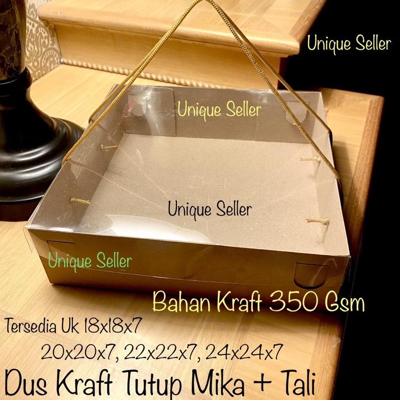 

Promo! [Isi10] Dus KRAFT Tali Tutup Mika Uk 18x18 20x20 22x22 24x24 25x25 / Dus Box Kotak Nasi R8 R10k R10b KRAFT 18x18x7 20x20x5 20x20x7 22x22x5 22x22x7 24x24x7 20x20x10 22x22x10 25x25x5 25x25x10 / Dus Bos Kotak Hampers R8 R10k R10b KRAFT Uk 18 20 22 24