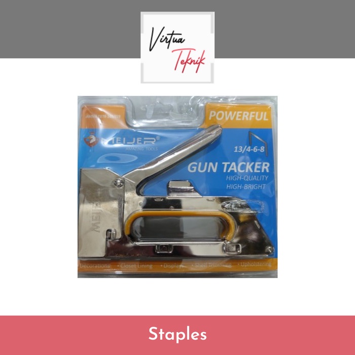 

MEIJER Staple Gun Tacker Way Heavy Duty Staples Tembak Hekter Jok