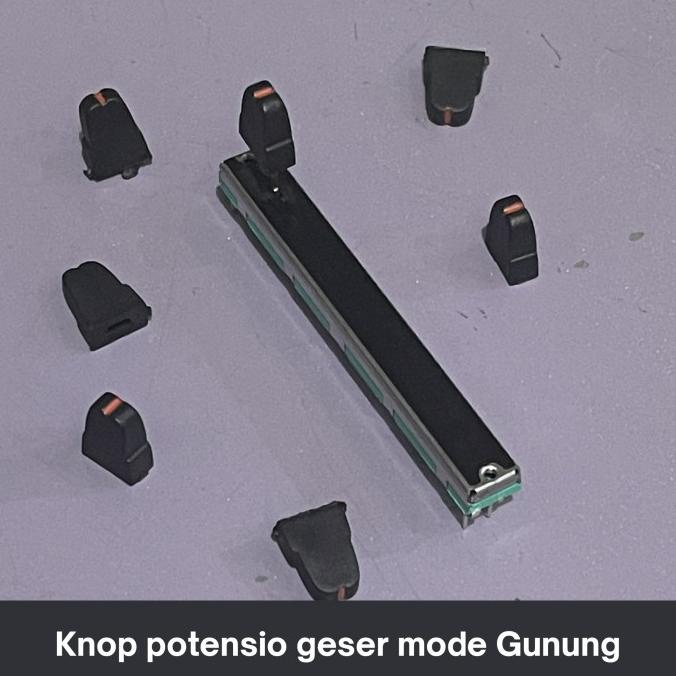 """] Knop potensio geser mini tinggi | knob pot sesuai gambar ukurannya