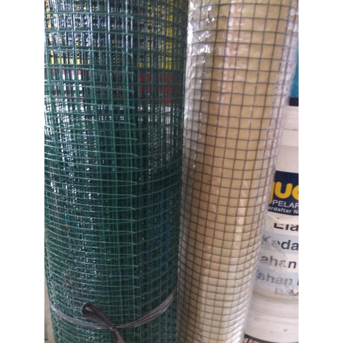 Kawat Loket Hijau / Ram Pvc Anti Karat 1/2Inch X 90Cm (Harga Per Rol) Murah Berkualitas