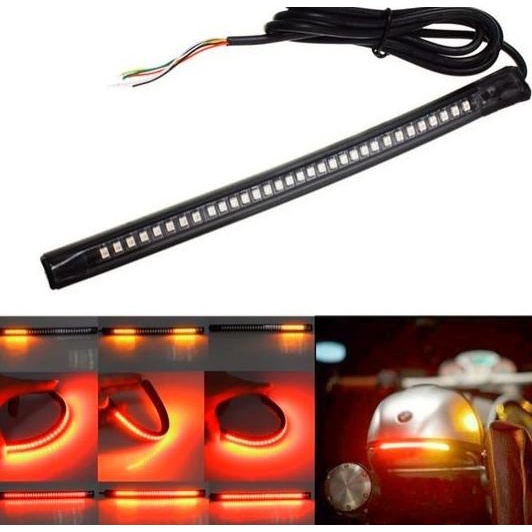 Buruan serbu] Lampu stop lamp drl LED Strip Flexible Motor 20cm brake lamp sein sign