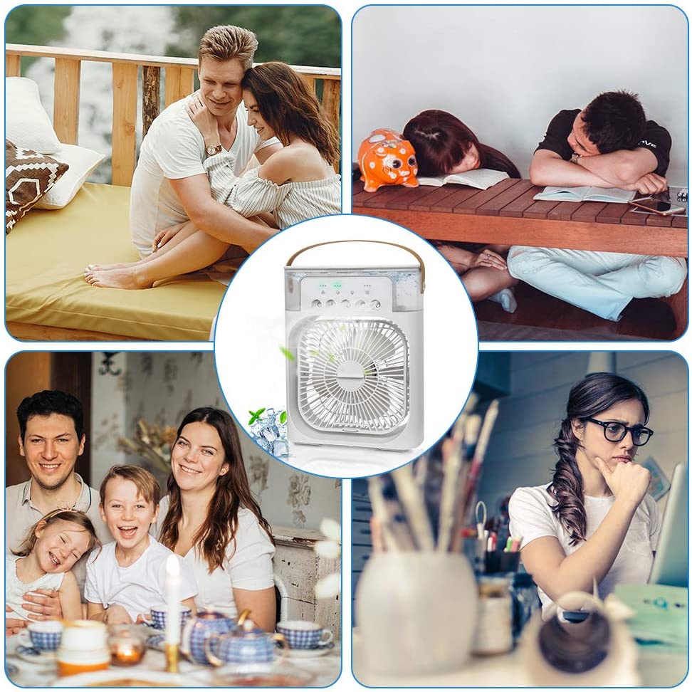 Ac Ni Portable Kipas Ac Portabel Air Cooler Portabel Fan Usb Dingin Ruangan Usb C01
