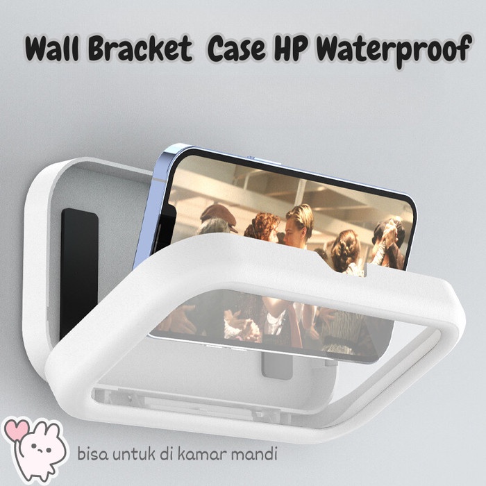 Terbaru Braket Hp Dinding Waterproof Case - Bracket Case Hp Untuk Kamar Mandi Promo Terlaris