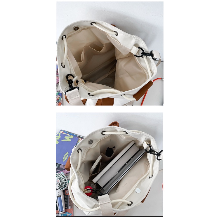 CUCI GUDANG Hayden Alegra Bag Tote Bag Polos Gaya Kekinian Tas Tote Nilon Anti Air Fashionable