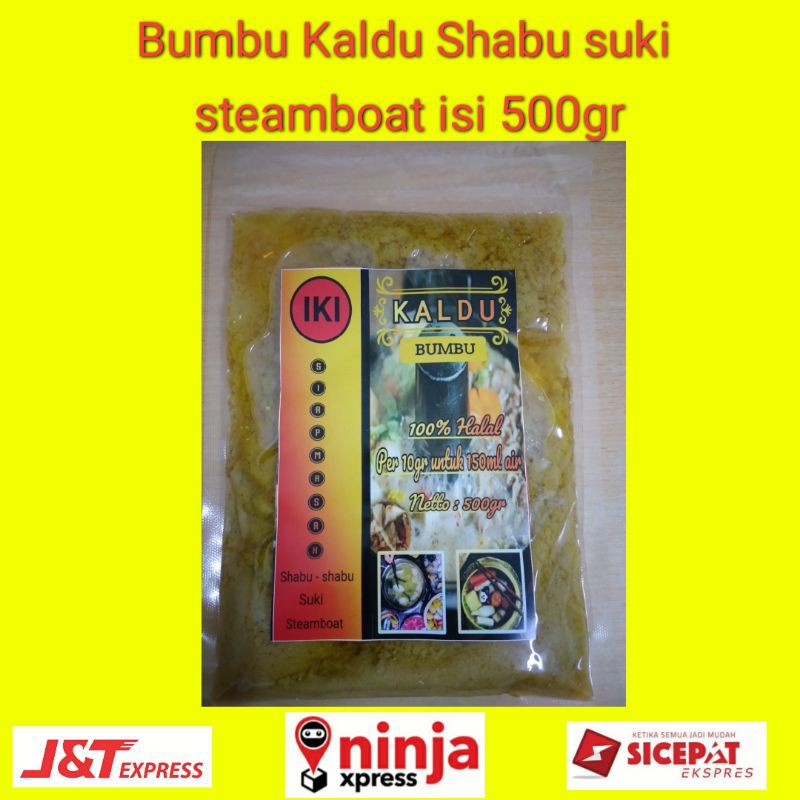 

Bumbu Kaldu 500Gr/ Bumbu Steamboat /Bumbu Shabu Suki ( Ental ) 500Gr